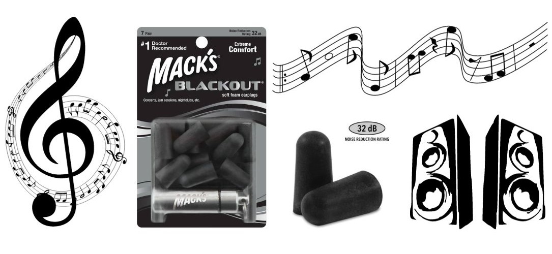 Беруши для музыкантов MACK`S Blackout Foam